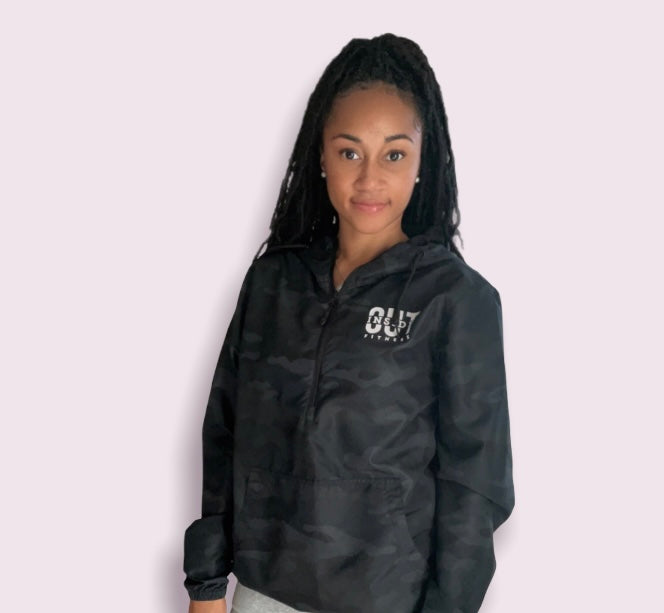 PEACEFUL Camo Windbreaker Jacket - Unisex